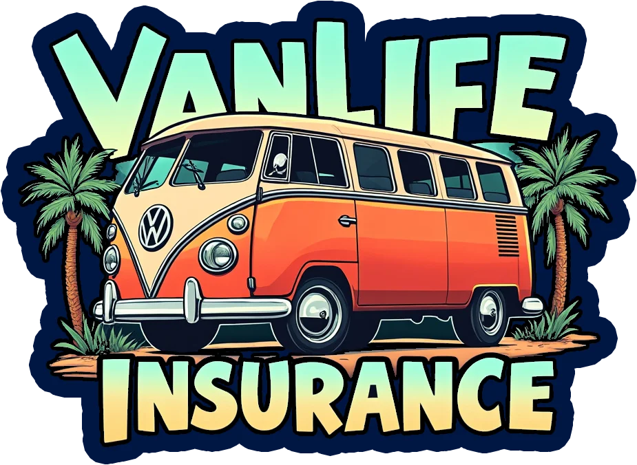 Happy van lifer with insurance protection